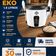 🍚 1.8 LITROS - 8 TAZAS 🍚 ARROCERA EKO BLANCA. ENTREGA GARTIS CON FACTURA Y GARANTIA. 📲 54833699 - Img 56608898