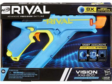 ⭐️JUGUETE Lanza Dardos⭐ NERF Rival Vision XXII-800 Pistola, Precisión Avanzada, Ráfaga, 27m. SELLADO!☎️53356088 - Img 65475989