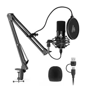 MAONO AU-A04 - Kit de podcast, Micrófono USB para computadora 🌐 - Img 56743570