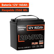 Batería Humsienk LiFePO4 12V 160Ah Group 24 2048Wh Bluetooth 450usd - Img 57572605