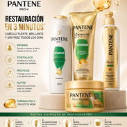 SHAMPOO, ACONDICIONADOR, CREMA DE PEINAR Y MASCARILLA PANTENE PRO-V 3 MINUTE MIRACLE RESTAURACIÓN - Img 53475203