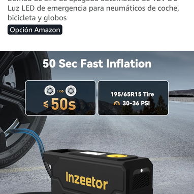 ​🚗 Compresor de Aire Portátil e Inflador Digital 150 PSI (12V) 50 USD - 8/9