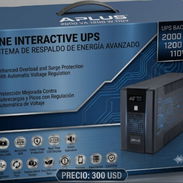DISPONIBLE BACKUP 2000VA 110 V 1200 W nuevo en su caja con doble batería de 12v 9AH - Img 57462199