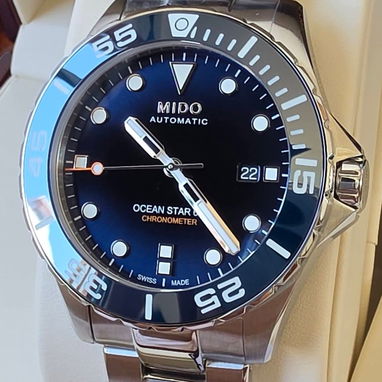 🔴 ¡ estreno ! 🔴 joya swiss made 🕰mido ocean star 600 chronometer automatico wr 600 metros,certificado cosc🇨🇭 - Img 121060909