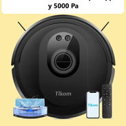 Robot aspirador y fregasuelos Tikom G8000 Max con control por app y 5000 Pa, ENTREGA DE FACTURA, VARIEDAD DE ROBOTS - Img 56924732