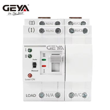 ATS Trasnfer automático de potencia ininterrumpida 63A 110/220V 2Polos y 4Polos Marca:GEYA - Img 121067763