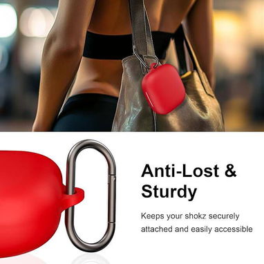 Funda Protectora para Shokz OpenFit 2 - Roja - Codigo:P0001-AV001 - 3/5