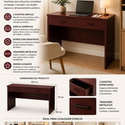 Escritorio de 2 gavetas (CV) - Img 55993280