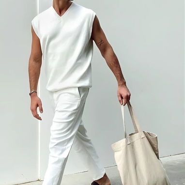 Ropa de Verano. Moda Europea .Conjuntos de Lino 52465450 - Img 94911895