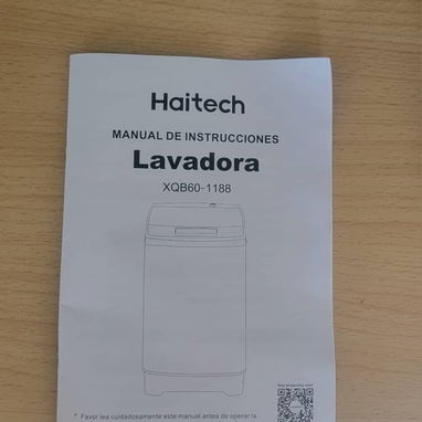 🧼 ¡LAVADORA (HAITECH 6KG) NUEVA EN CAJA! 📦 - Img 123185460