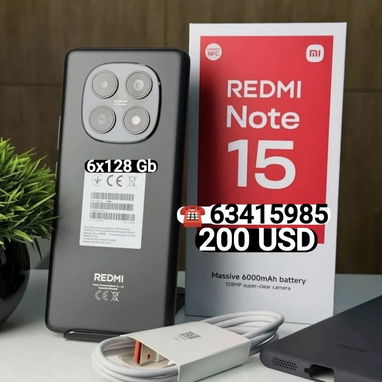 ⭐⭐XIAOMI Redmi Note 15 ...6/128 Gb..MEJOR PRECIO CUBA..Nuevos en caja con Forro y Mica⭐⭐ - Img 123576633