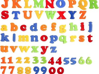 ✅ Letras magnéticas y números Juguete de niño letras magnéticas de juguete - Img 67013792