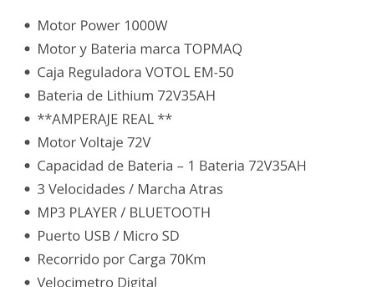 Moto electrica Bucatti f2 batería de litio 72v/35ah - Img main-image-45643952