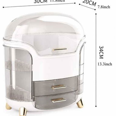Artículos para el hogar y belleza: Organizador de Maquillaje con Tapa Transparente 💰 55 USD. Lee y 📞 56249037 - Img 124230503