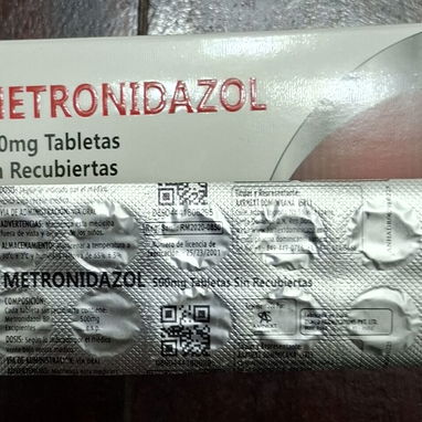 ©️- Metronidazol 500mg, 1 Tira de 10 Tableta -©️ - 2/3