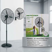 Ventilador 2 en 1 Industrial marca Premier 30 pulgadas 160w de pedestal o a la pared precio $215 USD Transporte Incluido - Img 57112417