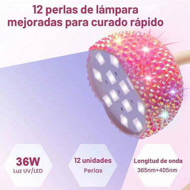 Lámpara led UV 36W para uñas - 6/9