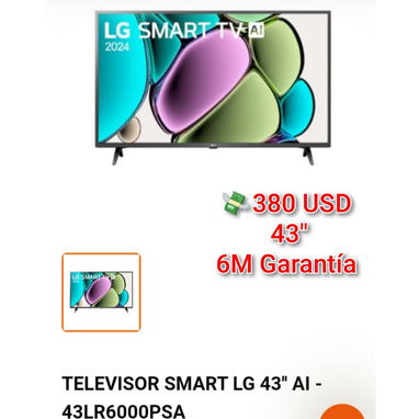 SMART TV LG DE 32,43, 50, 60 y 65 PULGADAS - Img 113566238