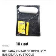 Kit para pintar de rodillo y bandeja Uyustools - Img 56257585