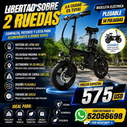 Bicicleta eléctrica plegable - Img 56450560
