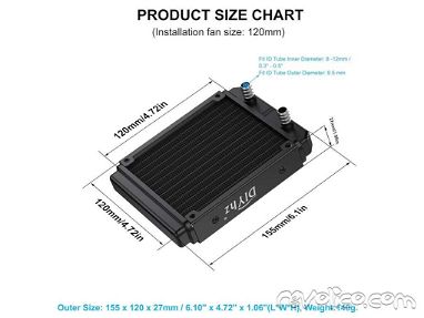 0km✅ CLC DIYhz Radiador 120mm 📦 ☎️56092006 - Img 67980049