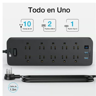 Extensión Eléctrica 15A de 1.5 metros 25 USD - Img 115968616