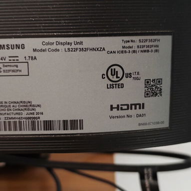🖥️ MONITOR SAMSUNG 22” FULL HD – $50 USD - 3/3