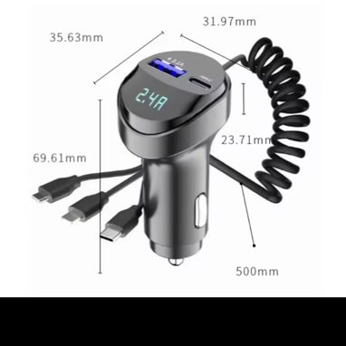 Cargadores USB 12V q van en la cigarrera de su carro o se adaptan en moto ideales para estos tiempos de apagones varios - Img 85945232