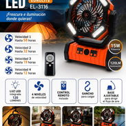 ventilador de campamento LED Eurolite con carga de larga duración. yoalili 💯 - Img 56464059