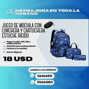 🎒 SET ESCOLAR 3 EN 1 – MOCHILA + LONCHERA + CARTUCHERA 💥 💲18 USD - Img 54798610