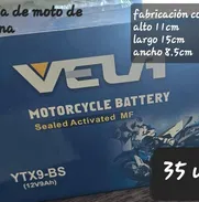 Baterías de moto de 7 y 9 amp nuevas en su caja - Img 49446821