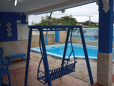 Disponible hermosa casa con piscina a solo 5 cuadras de la playa. Reservas por WhatsApp 58142662 - Img 64361946