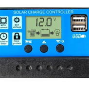 Controlador de carga solar de 30 A, regulador de panel solar de 12 V/24 V con pantalla LCD ajustable, PWM - Img 55564311