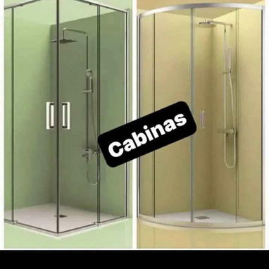 Mampara , cabina y paños fijos . - Img 122514991