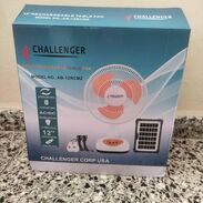 ventilador recargable de mesa 12 pulgadas nuevo en caja marca Challenger PRECIO 110usd - Img 45548145