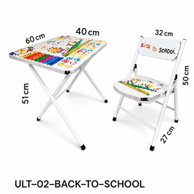 Mesa con sillas para niño - 3/4