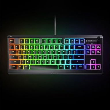 đŽ TECLADO STEELSERIES APEX 3 TKL RGB, RESISTENTE AL AGUA, SILENCIOSO, ANTI-GHOSTING â ENVĂO DISPONIBLE + GARANTĂA - Img 91554372