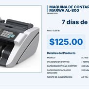 MAQUINA DE CONTAR DINERO - MARWA AL-800 - Img 56377690