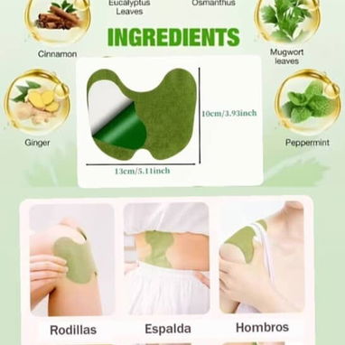 Parches Herbales,para la inflamacion y el.dolor Alivio natural al.instante - 2/2