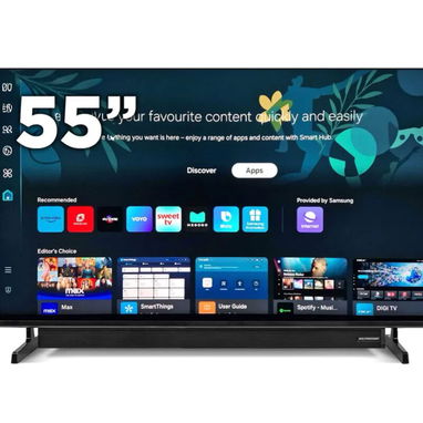 Televisores Smart TV de 43", 50" y 55" con barra de sonido y soporte incluídos - Img 125206260