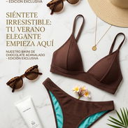 Bikini Ribbed Minimalista – Tono Tierra Talla M - Img 56991378