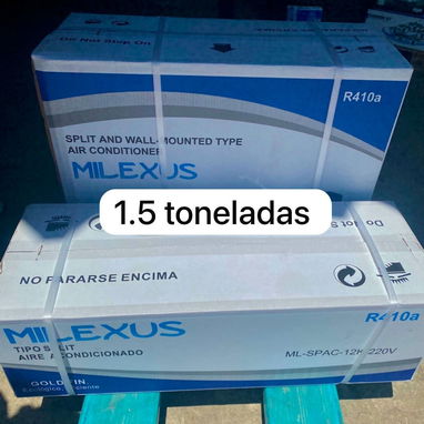 Split de 1.5 tonelada (18000 Btu) marca Milexus con tubería cobre 465 USD Mensajeria incluida - Img 104258701