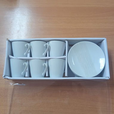 Juego de tazas para café con sus platos - 5/10