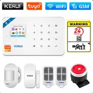 📲52774129 120usd Sistema de Alarma KERUI para Casa (2 Sensores) avisos por sms y sirena de alta intensidad - Img 55892115