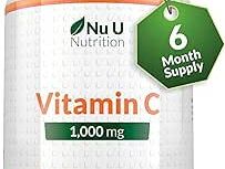 Vitamina C 1000 mg - 180 tabletas veganas - Suministro x 6 meses Sellado. vence 03/26 - Img 67463524