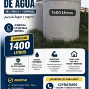 Tanque de agua de 1400 LTS de fibrocen con transporte incluído hasta la puerta de tu casa - Img 56960503