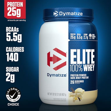 WHEY PROTEIN ELITE DYMATIZE 2LBS - 3/10