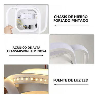 Lampara de techo diseño moderno, 45 usd - Img 123053156