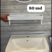 Super oferta aa‼️lavamos con su mesita , toalleros con sus tornillos de colocación y espejito . - Img 54930078