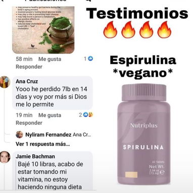 Nutriplus Sprirulina - Img 120493079
